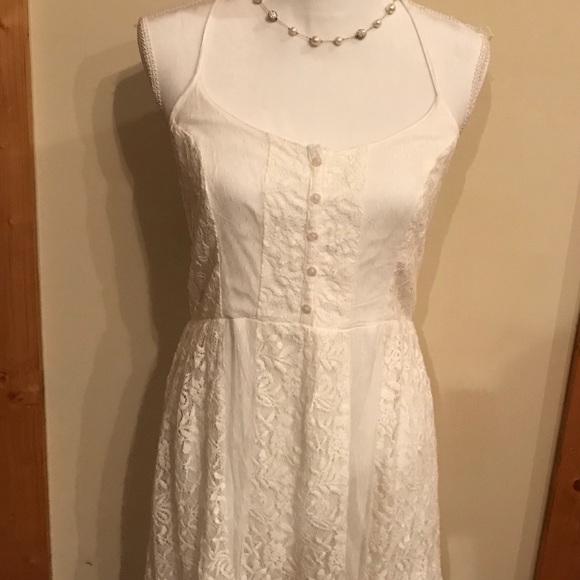 Lace Abercrombie & Fitch Dress Sz Lrg - Picture 4 of 6